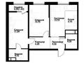 3-бөлмелі пәтер · 75 м² · 8/12 қабат, ул. Фадеева, 38г 38г, бағасы: 48.5 млн ₸ в Алматы, Алатауский р-н