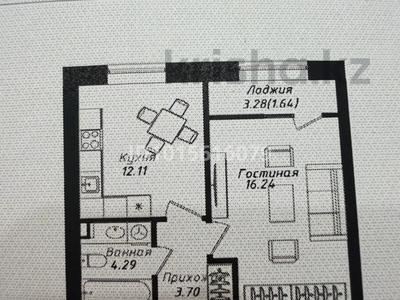 1-бөлмелі пәтер · 38 м² · 12/12 қабат, Бейбарыс Султан 8, бағасы: 16.9 млн ₸ в Астане, Сарыарка р-н