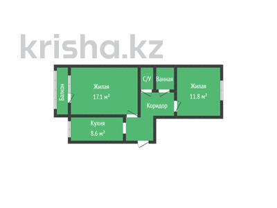 2-комнатная квартира · 51.9 м² · 6/6 этаж, С. Мауленова 33/7 за 20 млн ₸ в Костанае