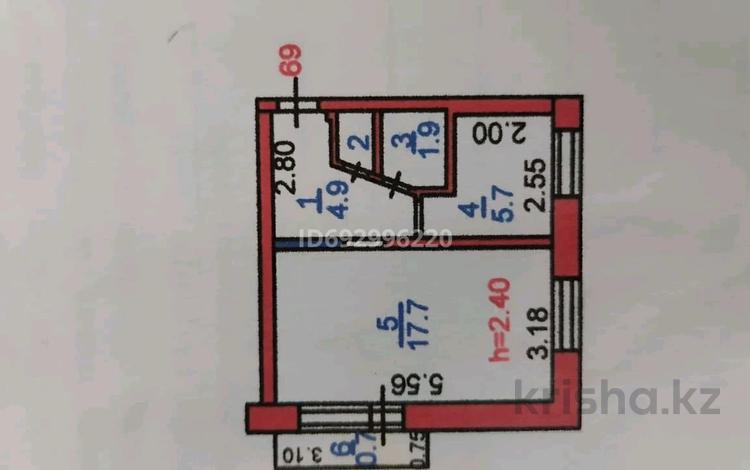 1-комнатная квартира, 31.7 м², 5/5 этаж, Мауленова 18 за 10.8 млн 〒 в Костанае — фото 2