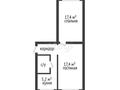 2-комнатная квартира, 48 м², 1/5 этаж, ГИЗЗАТА ИБАТОВА за 15.6 млн 〒 в Актобе — фото 2