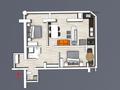 3-бөлмелі пәтер · 89.8 м² · 12/17 қабат, Наурызбай батыр 99/1, бағасы: 91 млн ₸ в Алматы, Алмалинский р-н — фото 24