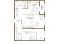 2-комнатная квартира · 49.5 м², мкр Ботакоз 5 за ~ 36.4 млн ₸ в Алматы, Алатауский р-н — фото 3