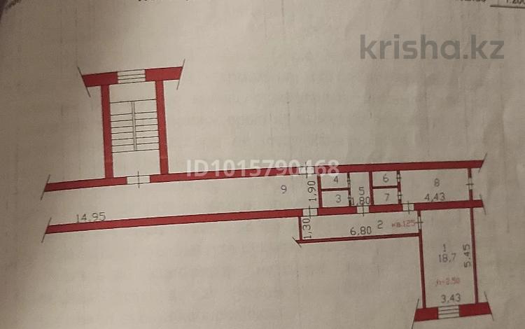 1-бөлмелі пәтер · 18.7 м² · 5/5 қабат, тарбагатайская 61 — 410кв, бағасы: 6 млн ₸ в Семее — фото 2