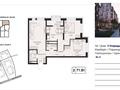3-комнатная квартира · 71.81 м² · 5/9 этаж, Халиуллина за 42 млн ₸ в Алматы, Медеуский р-н