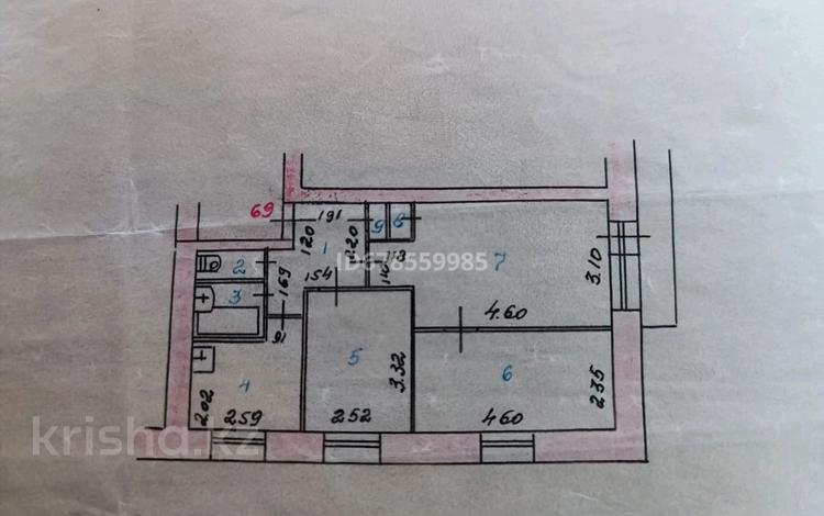 3-комнатная квартира, 50.5 м², 5/5 этаж, 3й микрорайон за 14.4 млн 〒 в Риддере — фото 2