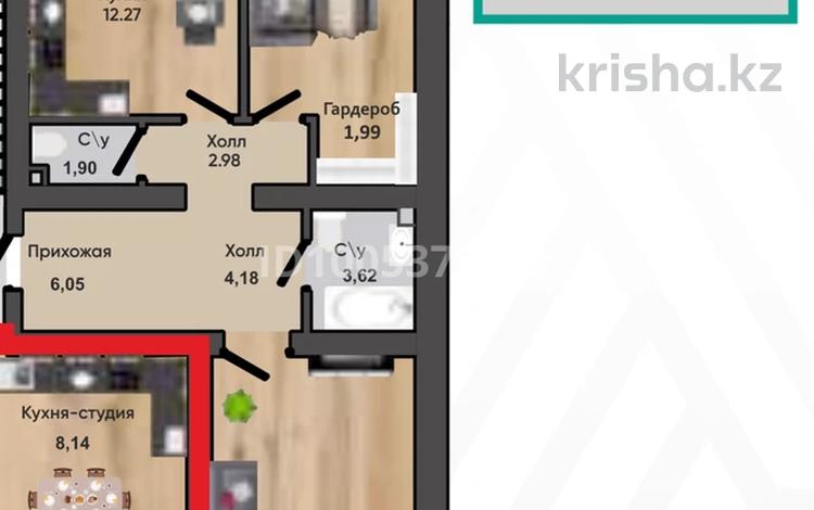 2-комнатная квартира · 71 м² · 2/5 этаж, Тимирязева 1а за 22 млн 〒 в Щучинске — фото 2