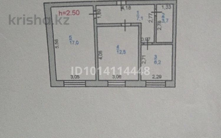 2-комнатная квартира · 46.5 м² · 1/5 этаж, Энергетиков 58 б — Возле акимат, средний ремонт. рядом 18 школа. сад. за 13 млн ₸ в Экибастузе — фото 2