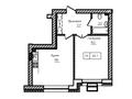 1-комнатная квартира · 45.1 м², просп. Кошкарбаева 54/3 за ~ 27.5 млн ₸ в Астане, Сарайшык р-н — фото 3