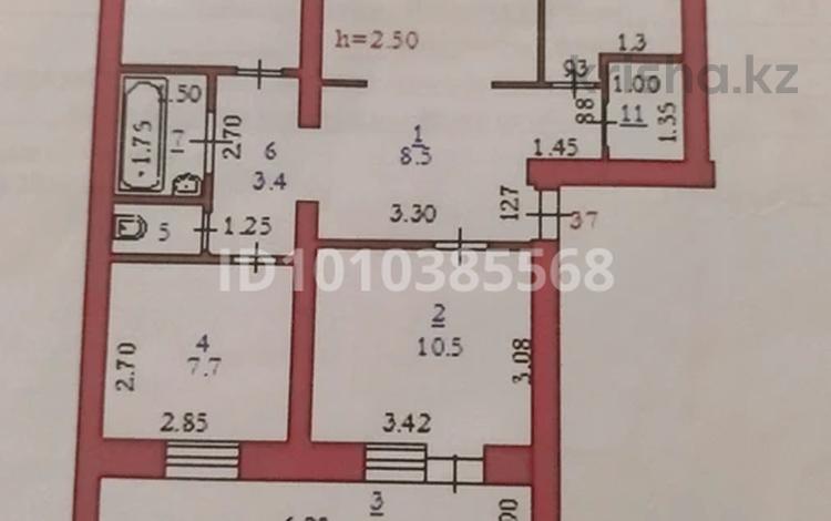4-бөлмелі пәтер · 80 м² · 5/6 қабат, мкр 8, Пр. Алии Молдагуловой — Пр. Алии Молдагуловой - пр. Абулхаир хана, бағасы: 28 млн 〒 в Актобе — фото 2