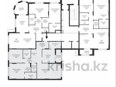 3-бөлмелі пәтер · 126 м² · 3/12 қабат, А 32 2Б, бағасы: 120 млн ₸ в Астане, Сарайшык р-н
