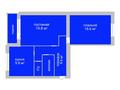 2-комнатная квартира, 64.3 м², 4/9 этаж, Текстильщиков 10А за 26.5 млн 〒 в Костанае — фото 2