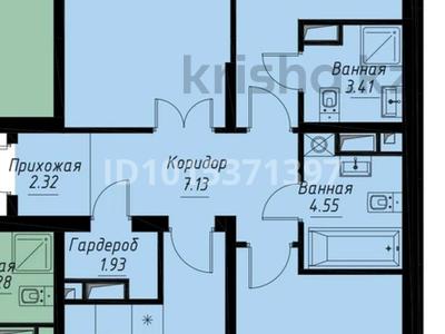 3-бөлмелі пәтер · 94 м² · 9/12 қабат, Сейфуллина 469/1 блок 1-10, бағасы: 87 млн ₸ в Алматы, Алмалинский р-н