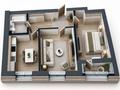 2-комнатная квартира · 63.55 м² · 8/9 этаж, Турар Рыскулов 18/5 за 44.5 млн ₸ в Астане, Есильский р-н