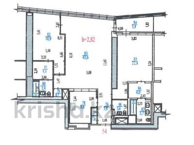 3-комнатная квартира, 125.6 м², 7/21 этаж, Аль-Фараби 77/3 за ~ 194.7 млн 〒 в Алматы, Бостандыкский р-н