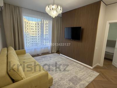 2-комнатная квартира · 45 м² · 13/16 этаж, Каныша Сатпаева 90/55Б за 57 млн ₸ в Алматы, Бостандыкский р-н