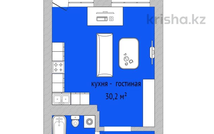 1-бөлмелі пәтер, 42.39 м², 2/19 қабат, Толстого 32, бағасы: ~ 21.6 млн 〒 в Костанае — фото 32