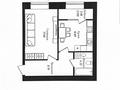 1-комнатная квартира · 42.99 м² · 9/9 этаж, мкр Уркер — Туран-улы дала за 28.5 млн 〒 в Астане, Нура р-н