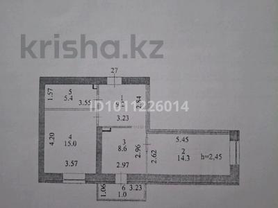 2-бөлмелі пәтер · 53.5 м² · 4/9 қабат, Кутпанова — Гета, бағасы: 29 млн ₸ в Астане, Сарыарка р-н