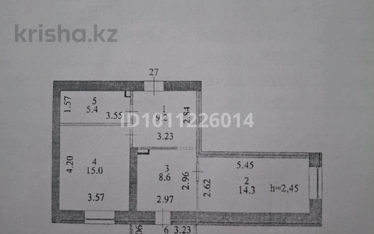 2-комнатная квартира · 53.5 м² · 4/9 этаж, Кутпанова — Гета за 29 млн ₸ в Астане, Сарыарка р-н — фото 2