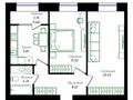 2-комнатная квартира · 60 м² · 2/12 этаж, Улы Дала 38а за 38.8 млн ₸ в Астане, Нура р-н — фото 3