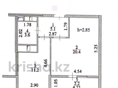 1-комнатная квартира · 43 м² · 9/23 этаж, Айнакол 66/1 за 27.5 млн ₸ в Астане, Алматы р-н