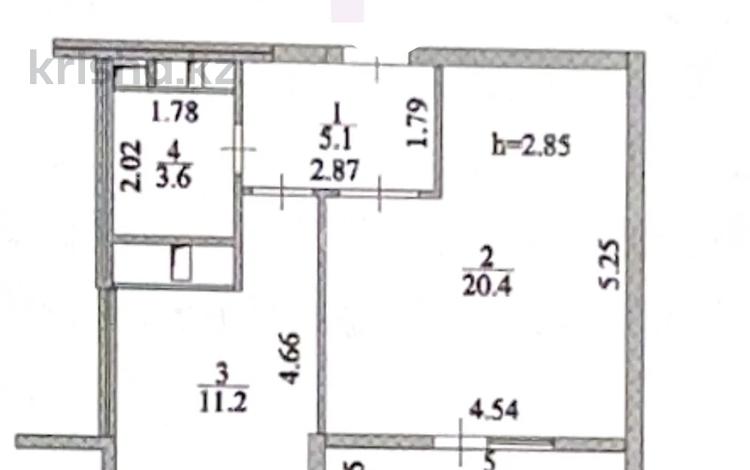 1-комнатная квартира · 43 м² · 9/23 этаж, Айнакол 66/1 за 27.5 млн ₸ в Астане, Алматы р-н — фото 2