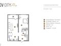 2-комнатная квартира · 48.3 м² · 7 этаж, Райымбека за ~ 33.8 млн ₸ в Алматы, Алмалинский р-н