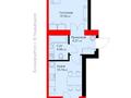 1-комнатная квартира, 40.92 м², 2 этаж, Мухамедханова за 21.5 млн 〒 в Астане, Есильский р-н