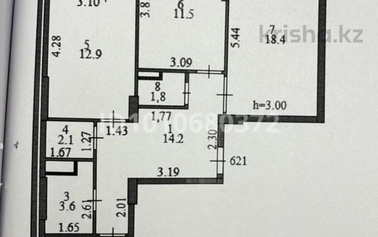 3-бөлмелі пәтер · 82 м² · 5/12 қабат, Е-36 2, 4, 5, 9, 11, бағасы: 63 млн ₸ в Астане, Нура р-н — фото 25