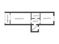 2-бөлмелі пәтер · 53.29 м² · 7/9 қабат, Сакена Жунусова 41, бағасы: ~ 24.5 млн ₸ в Кокшетау