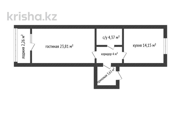 2-бөлмелі пәтер · 53.29 м² · 7/9 қабат, Сакена Жунусова 41, бағасы: ~ 24.5 млн ₸ в Кокшетау — фото 5