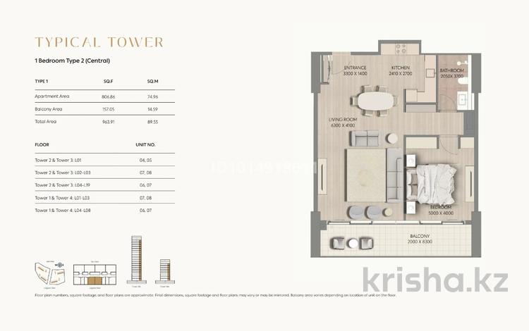 2-бөлмелі пәтер · 75 м² · 5 қабат, Mina Al Arab Cape Hayat 1, бағасы: 165 млн ₸ в Рас-эль-Хайма — фото 2