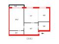 2-комнатная квартира · 43 м² · 2/5 этаж, мкр Михайловка , Крылова 22 за 19.5 млн ₸ в Караганде, Казыбек би р-н — фото 24
