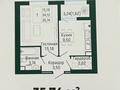 1-бөлмелі пәтер · 36 м² · 7/9 қабат, Е 430, бағасы: ~ 15 млн ₸ в Астане, Нура р-н