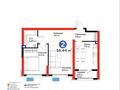 2-комнатная квартира · 56.44 м² · 2/16 этаж, мкр Северо-Запад, Тулеметова за 36.5 млн ₸ в Шымкенте, Абайский р-н — фото 10