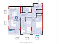 3-бөлмелі пәтер · 84.2 м² · 16/16 қабат, Туран 57д, бағасы: 53.5 млн ₸ в Астане, Нура р-н — фото 3