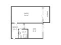 1-бөлмелі пәтер · 30.4 м², Каирбекова 387/1, бағасы: 13.5 млн ₸ в Костанае — фото 8