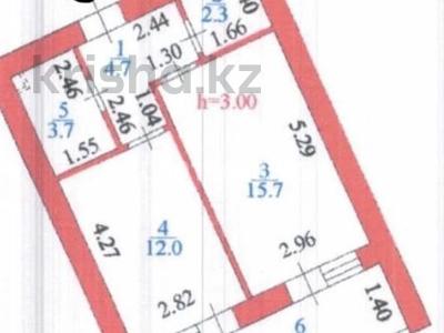 1-комнатная квартира · 42.5 м² · 5/12 этаж, ​Чингиз Айтматов за 26 млн ₸ в Астане, Нура р-н