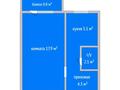 1-бөлмелі пәтер · 30.2 м² · 5/5 қабат, Текстильщиков 9, бағасы: 12.5 млн ₸ в Костанае — фото 2
