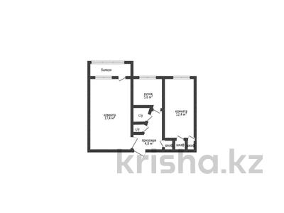 2-комнатная квартира · 45.5 м² · 2/5 этаж, Комсомольский проспект 34 за 11.5 млн ₸ в Рудном