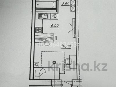 1-комнатная квартира, 30 м², 5/6 этаж, Кабанбай батыра 107 за 13 млн 〒 в Астане, Есильский р-н