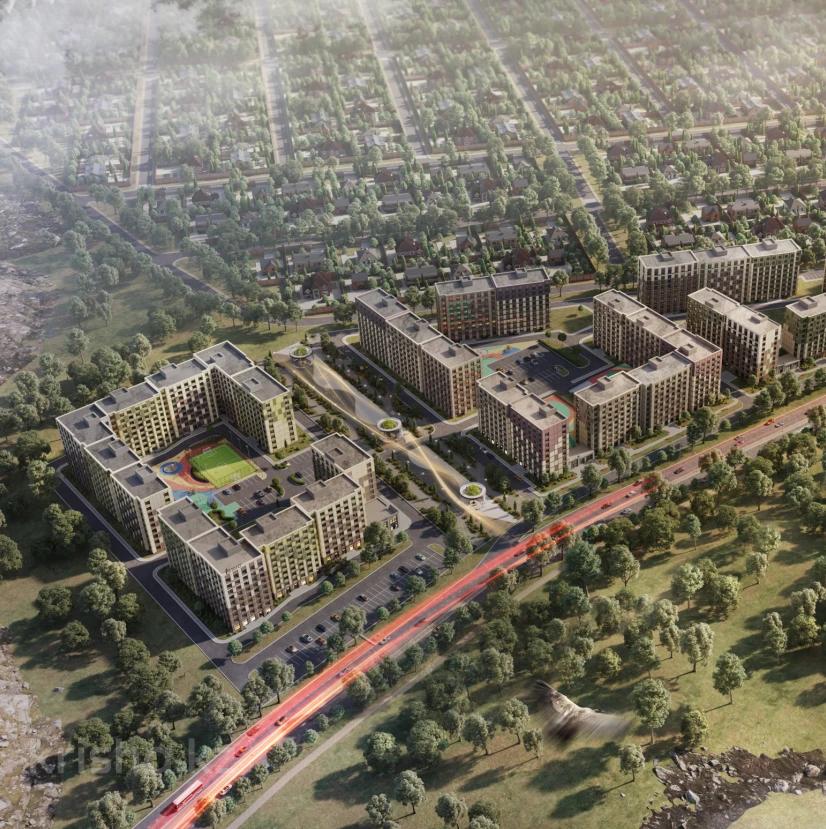 1-комнатная квартира · 39.86 м²