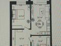 2-комнатная квартира · 53.27 м² · 8/9 этаж, мкр Кайрат 100 — проспект Рыскулова - Кульджинский тракт за 24.9 млн ₸ в Алматы, Турксибский р-н — фото 3