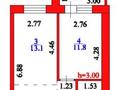 2-бөлмелі пәтер · 39.5 м² · 11/12 қабат, ​Чингиз Айтматов 62, бағасы: 26.5 млн ₸ в Астане, Нура р-н — фото 13