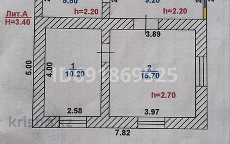 Отдельный дом • 4 комнаты • 50 м² • 6 сот., Улбике Акын 83 — Ниеткалиева Улбике Акын за 26 млн 〒 в Таразе — фото 2