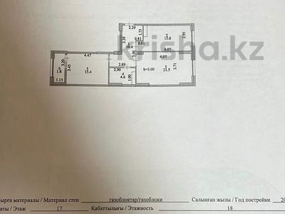 2-бөлмелі пәтер · 70 м² · 17/18 қабат, Е-36 9/1 — D блок Экопарк РАСПАШОНКА ГОРЯЧКА, бағасы: 35.5 млн ₸ в Астане, Нура р-н