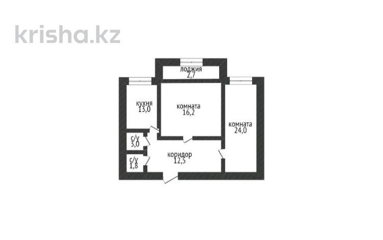 2-комнатная квартира, 73.2 м², 7/10 этаж, Центральный 59А за ~ 20.5 млн 〒 в Кокшетау — фото 2