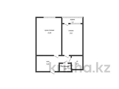 2-комнатная квартира · 55 м² · 2/9 этаж, Абая за 35.5 млн 〒 в Костанае