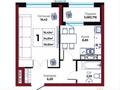 1-бөлмелі пәтер · 36.6 м² · 7/9 қабат, Чингиз Айтматов, бағасы: 21.5 млн ₸ в Астане, Нура р-н — фото 7